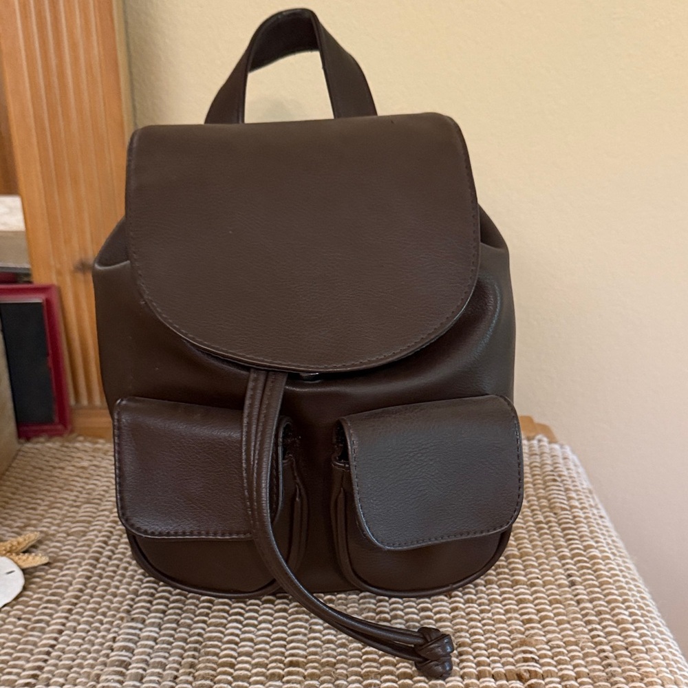 Wild Fable Dark Brown Backpack Purse